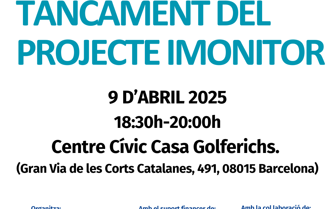 CELEBREM UN ACTE DE TANCAMENT DEL PROJECTE IMONITOR